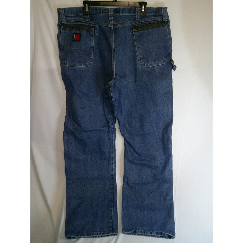 Wrangler‎ Riggs Workwear Men's Carpenter Jeans, Utility Pockets, Blue 44x34